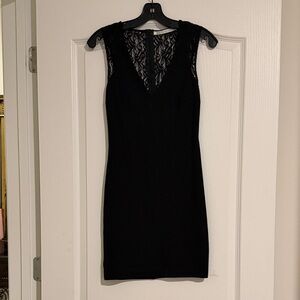 Zara Black Lace Mini Dress